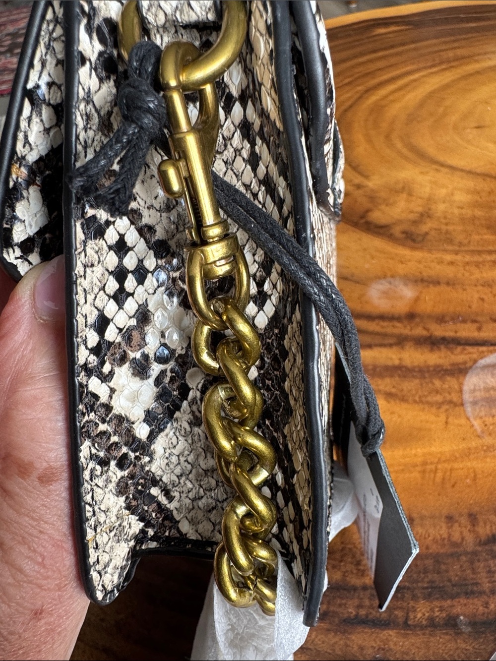 Versace Jean couture python NWT - Picture 7 of 9